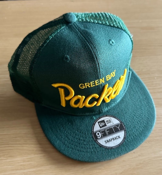 Green Bay Packers NFL SnapBack Baseball Cap Multicolour New With Sticker