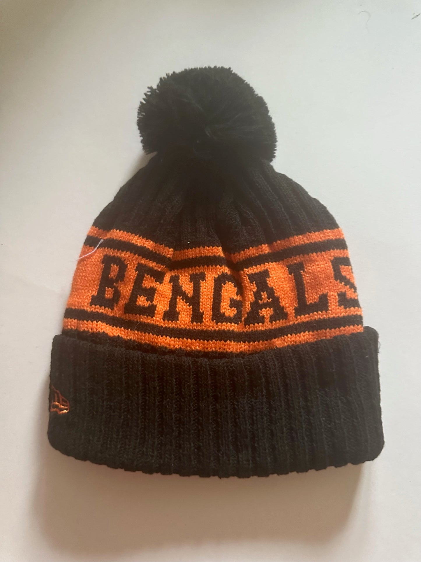 Cincinnati Bengals NFL Bobble Beanie Multi Colour With Tags on