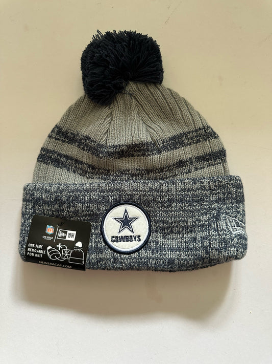 Dallas Cowboys NFL Bobble Beanie Multi Colour With Tags on