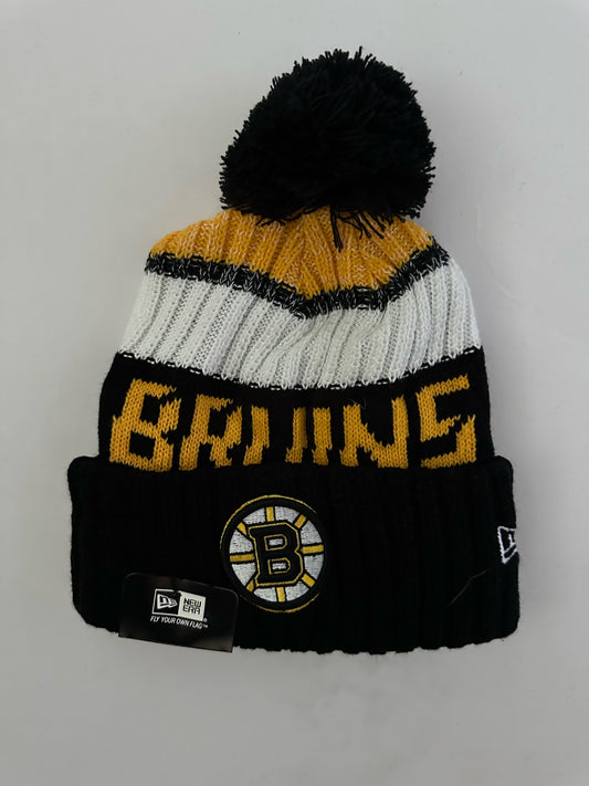 Boston Bruins NHL Bobble Beanie Multi Colour With Tags on