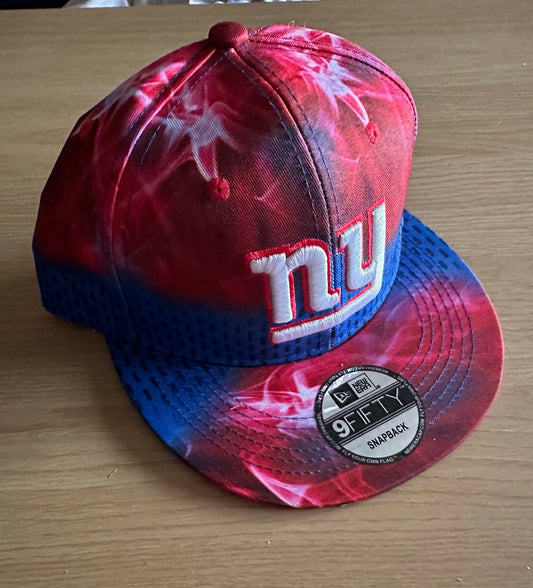 New York Giants NFL SnapBack Camo Baseball Cap Multicolour New With Sticker