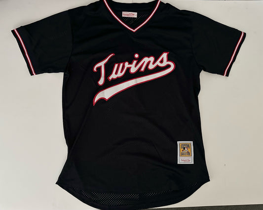 Minnesota Twins MLB Baseball Shirt Large Mauer 7 Blue