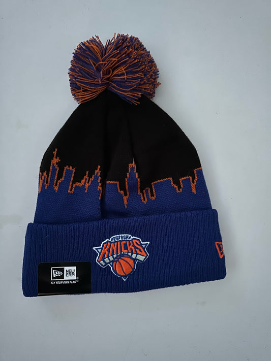 New York Knicks NBA Bobble Beanie Multi Colour With Tags on