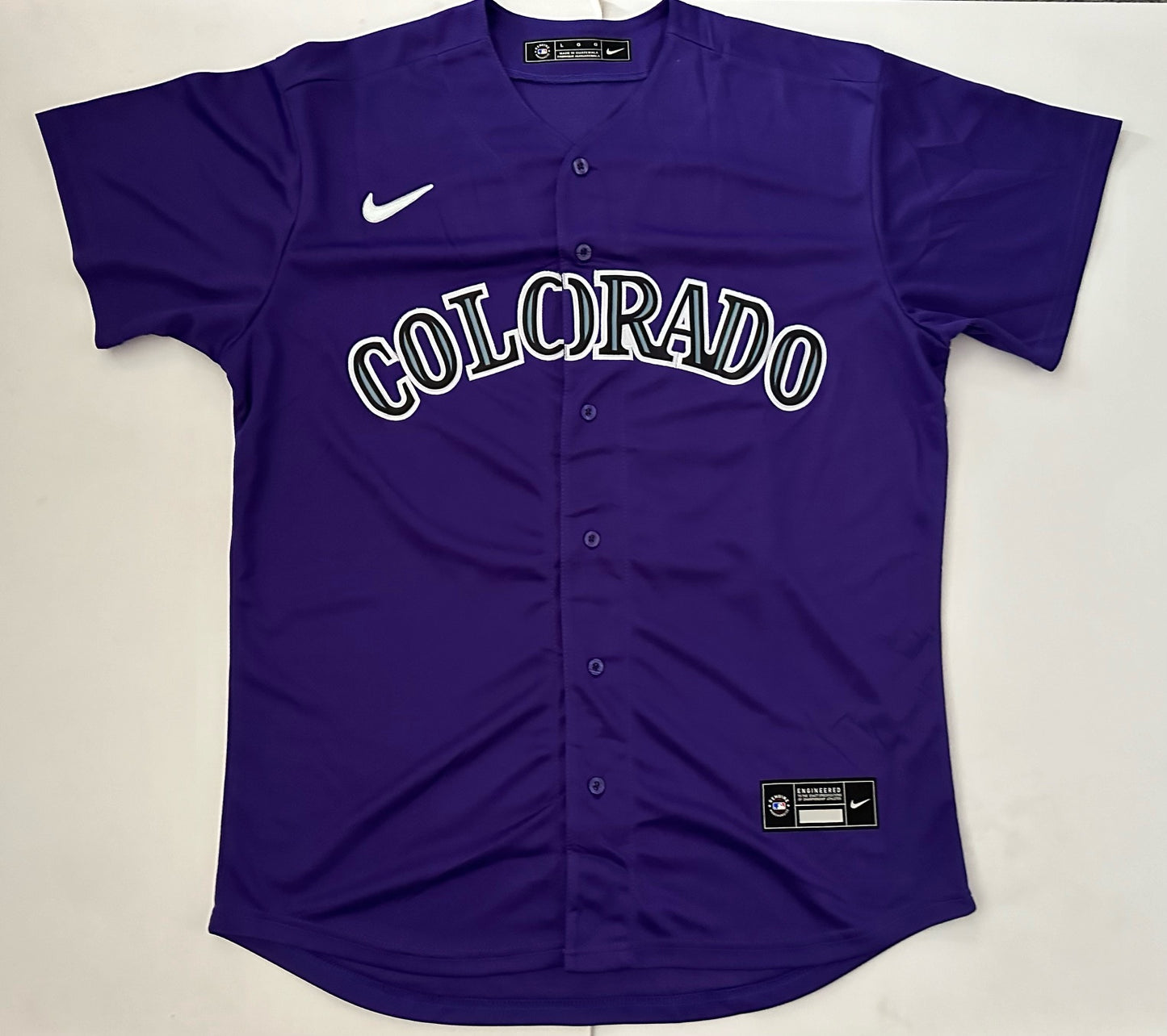 Colorado Rockies MLB Baseball Shirt Large Bryant 23 Purple