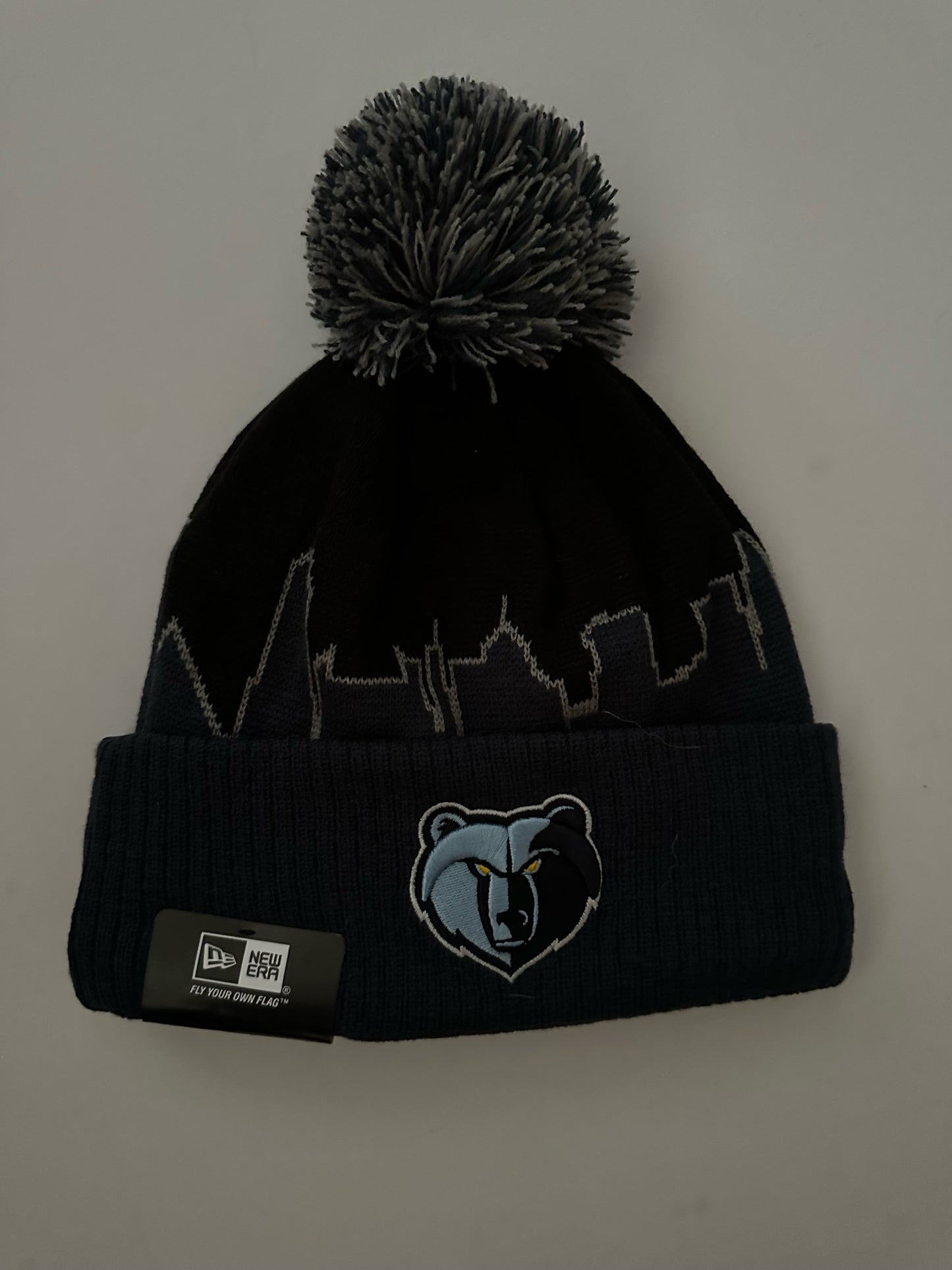 Memphis Grizzlies NBA Bobble Beanie Multi Colour With Tags on