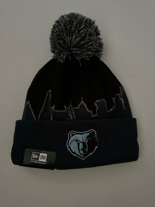 Memphis Grizzlies NBA Bobble Beanie Multi Colour With Tags on