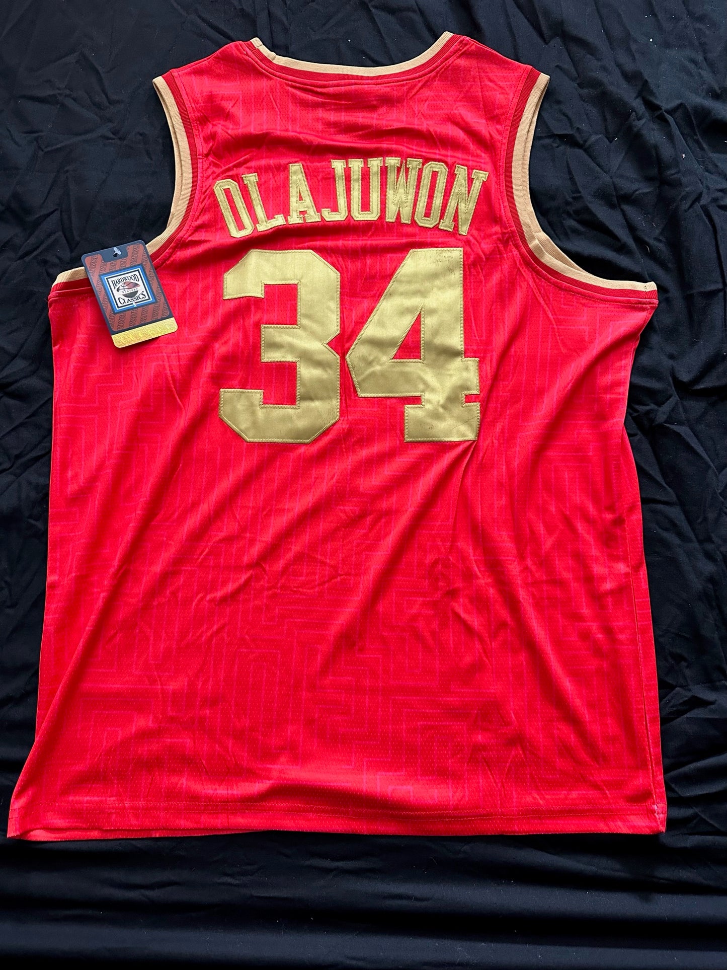 Retro Hardwood Classics Houston Rockets Olajuwon Basketball Vest Large