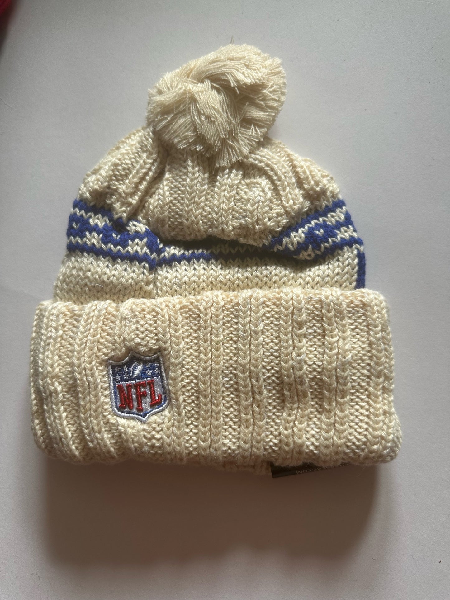 Buffalo Bills NFL Bobble Beanie Multi Colour With Tags on