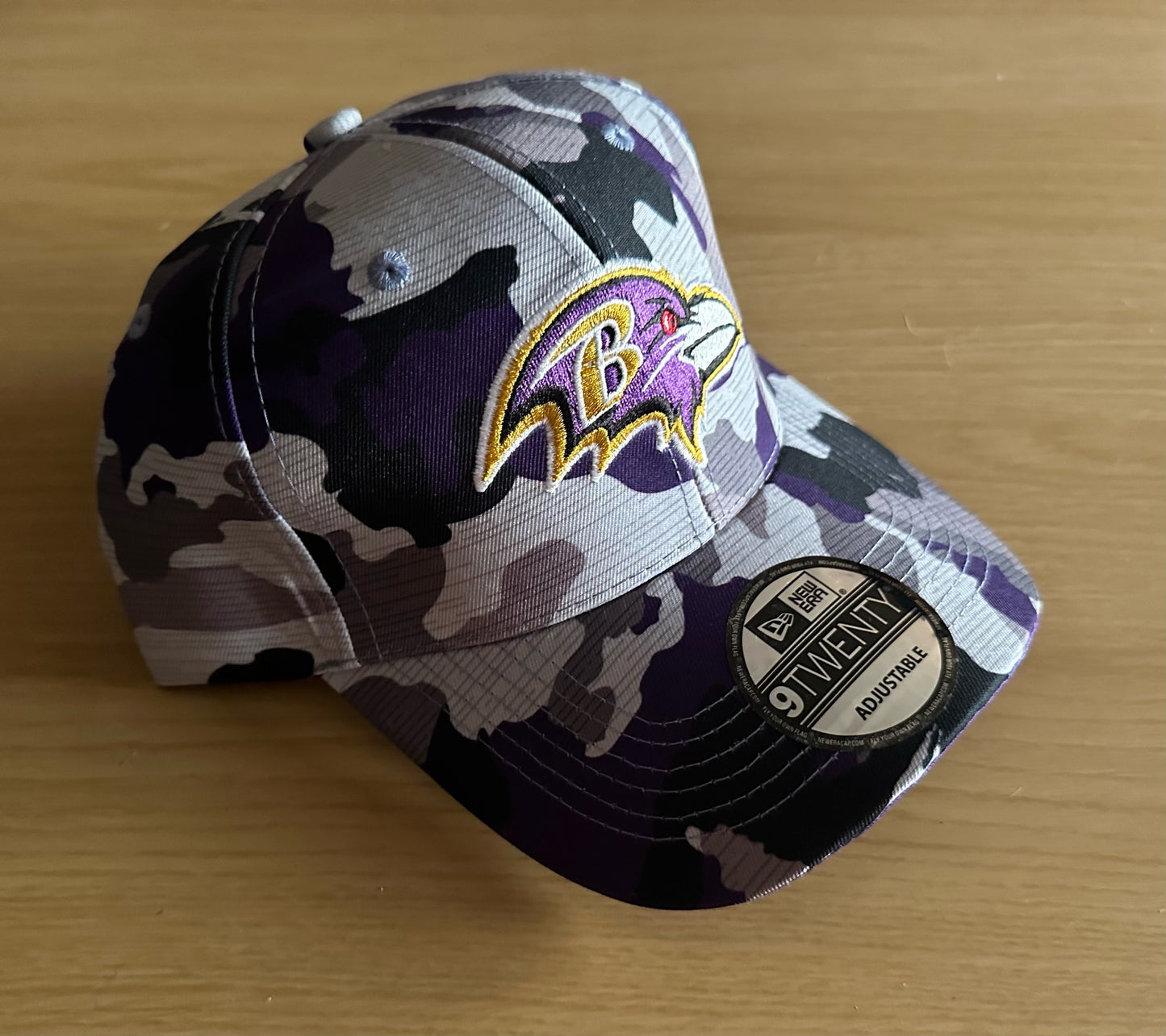 Baltimore Ravens NFL Camo Baseball Cap Multicolour New With Sticker