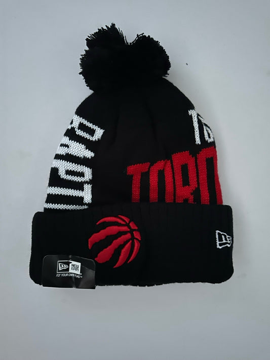 Toronto Raptors NBA Bobble Beanie Multi Colour With Tags on