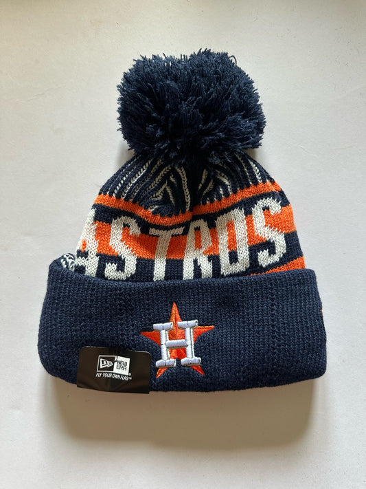 Houston Astros MLB Bobble Beanie Multi Colour With Tags on