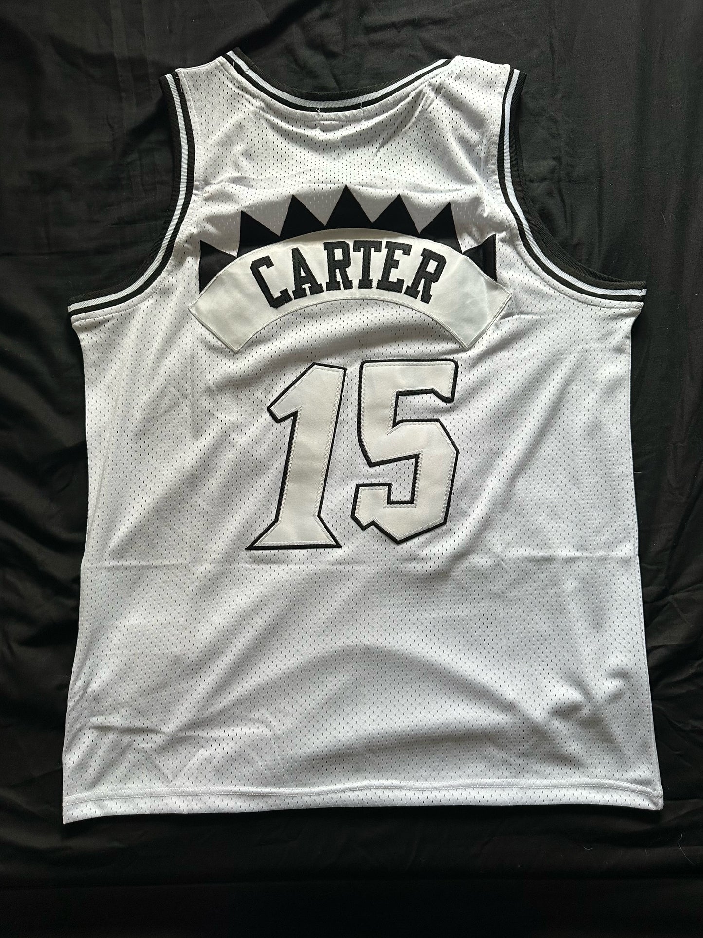 Retro Hardwood Classics Toronto Raptors Carter Basketball Vest Large