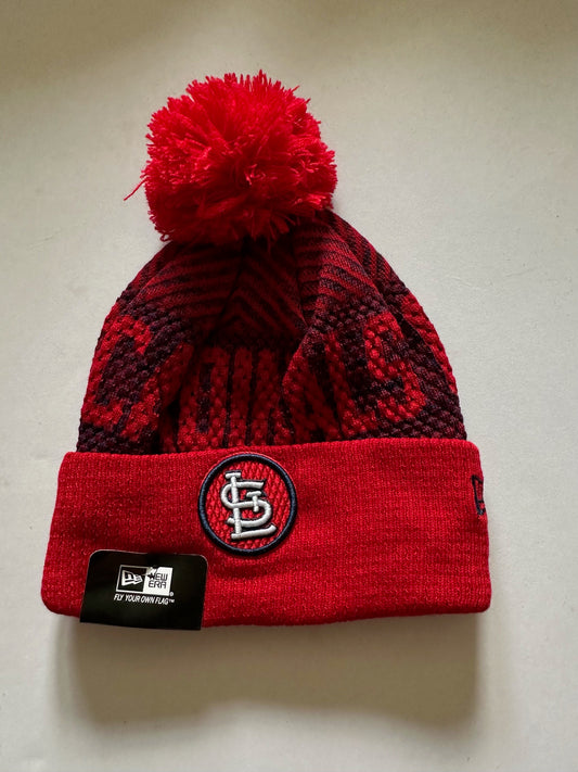 St Louis Cardinals MLB Bobble Beanie Multi Colour With Tags on