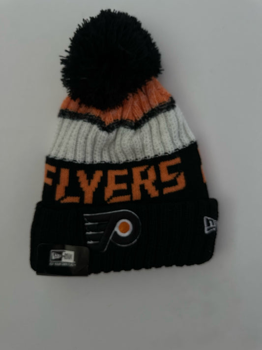 Philadelphia Flyers NHL Bobble Beanie Multi Colour With Tags on