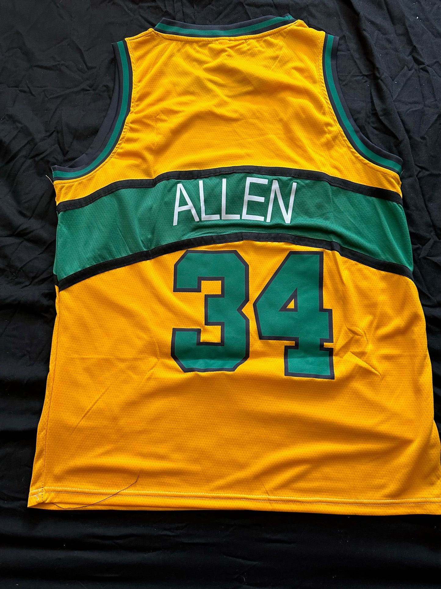 Retro Hardwood Classics Seattle Supersonics Durant Basketball Vest Large