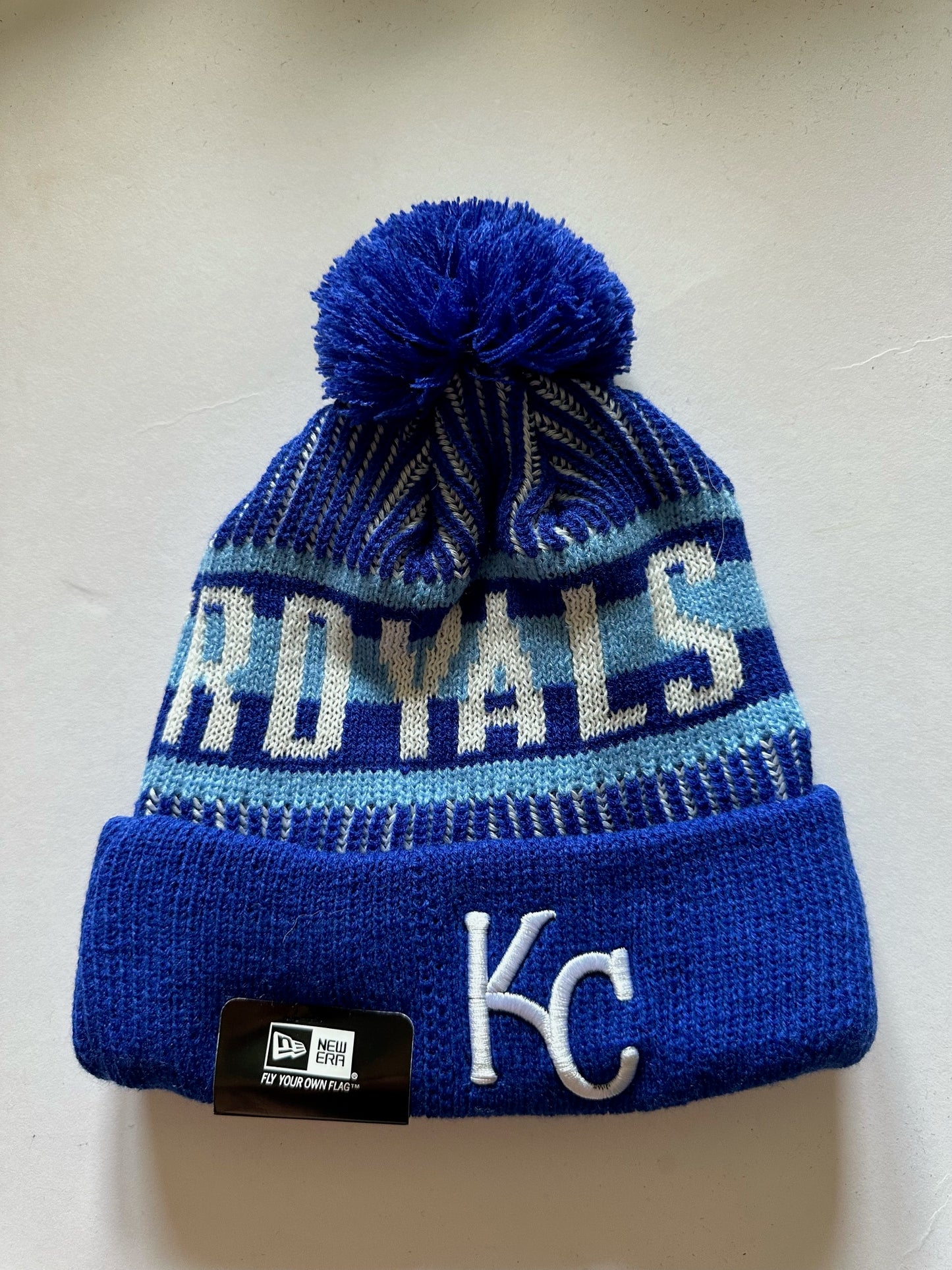 Kansas City Royals MLB Bobble Beanie Multi Colour With Tags on