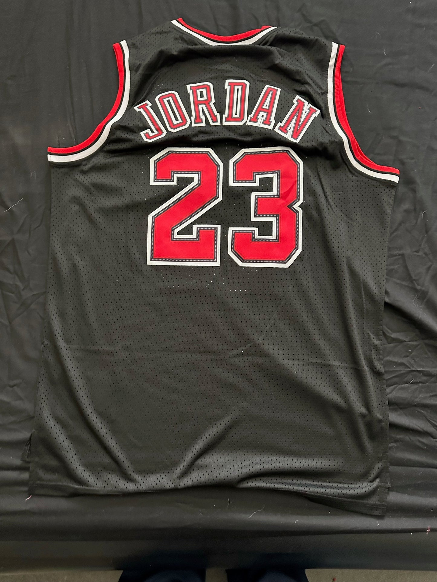 Retro Hardwood Classics Chicago Bulls Jordan Basketball Vest Large