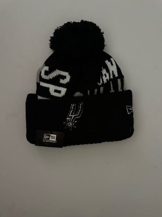 San Antonio Spurs NBA Bobble Beanie Multi Colour With Tags on