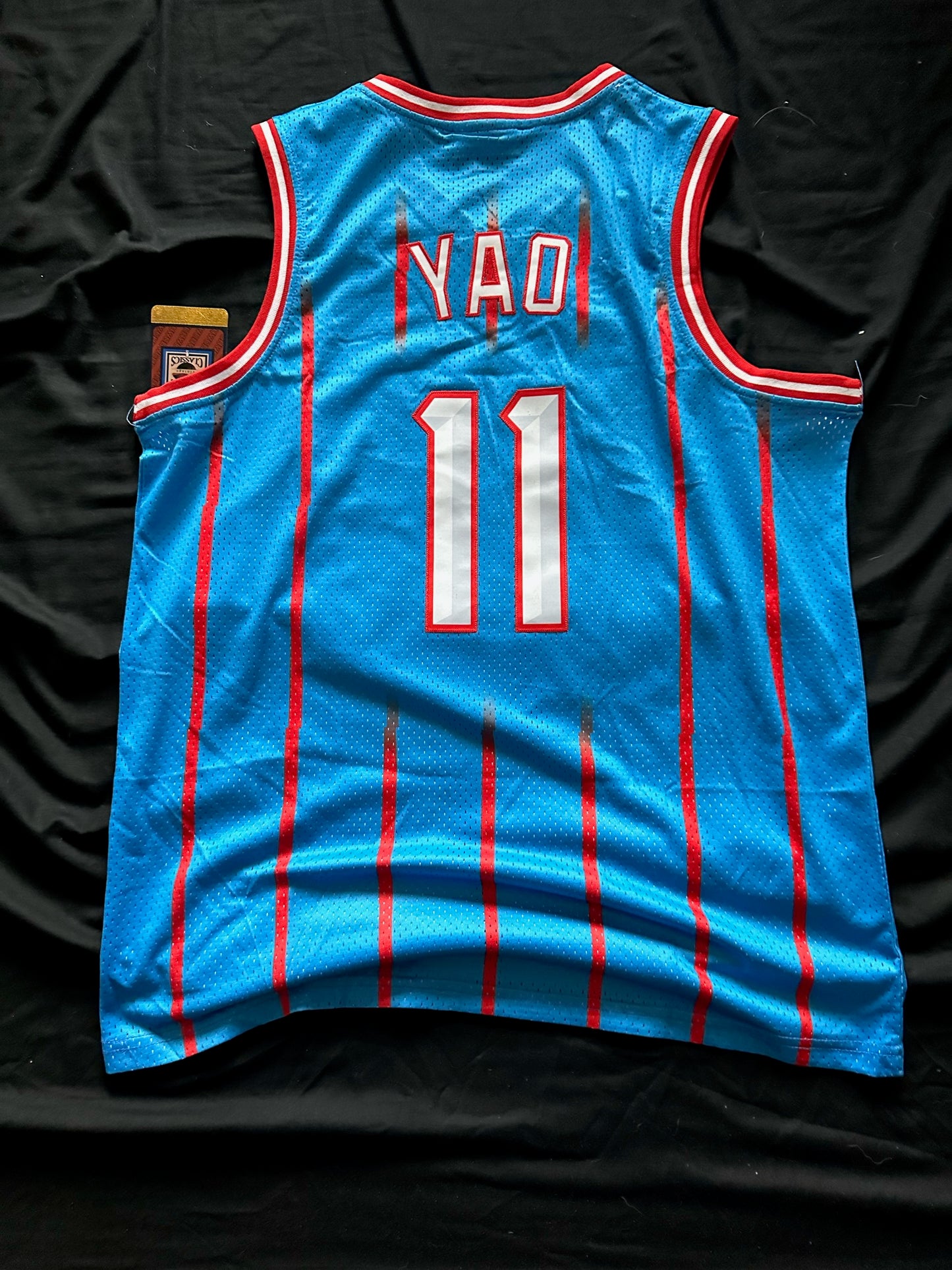 Retro Hardwood Classics Houston Rockets Yao Ming Basketball Vest Large