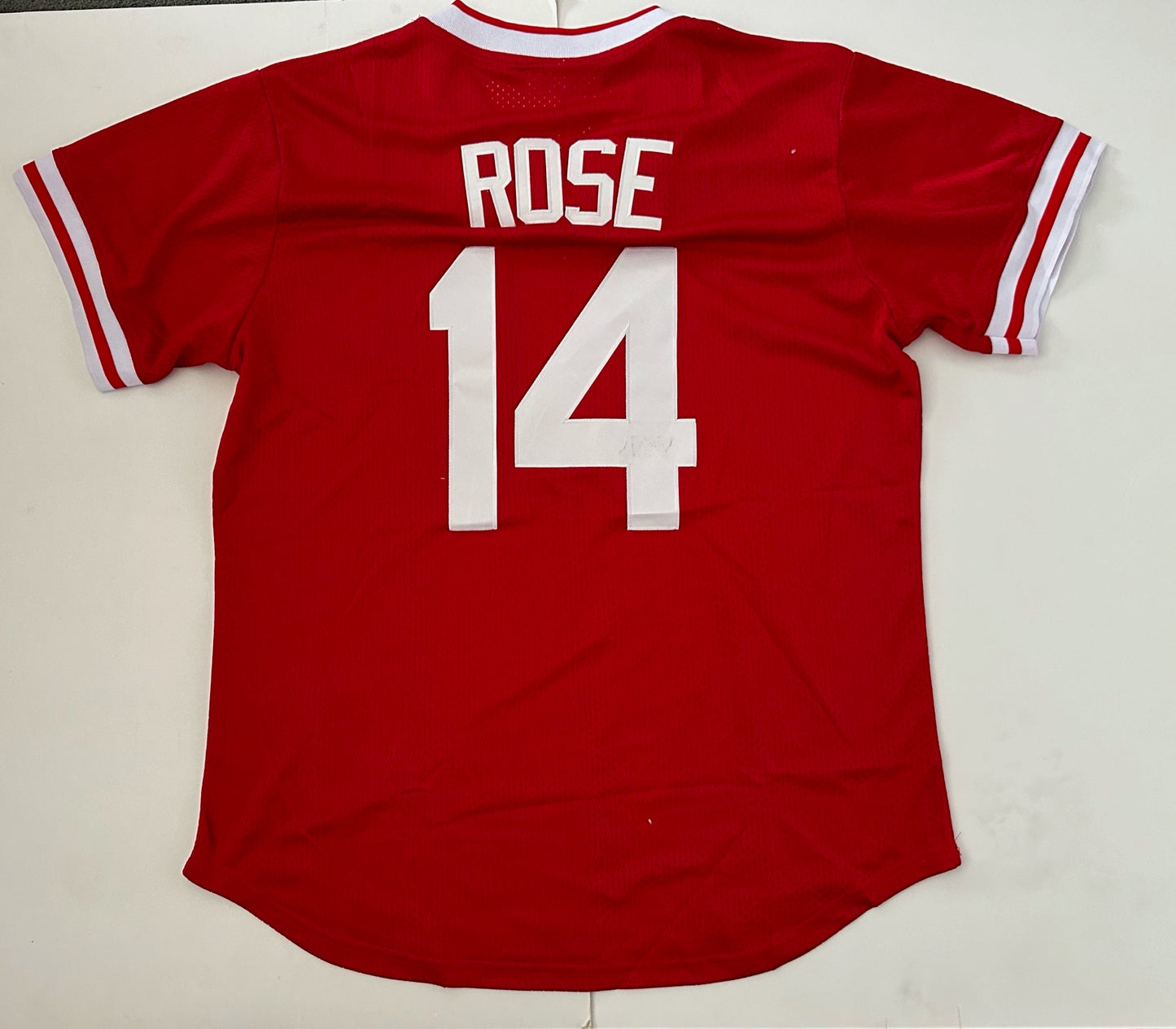 Cincinnati Reds MLB Baseball Shirt Large Rose 14 Red