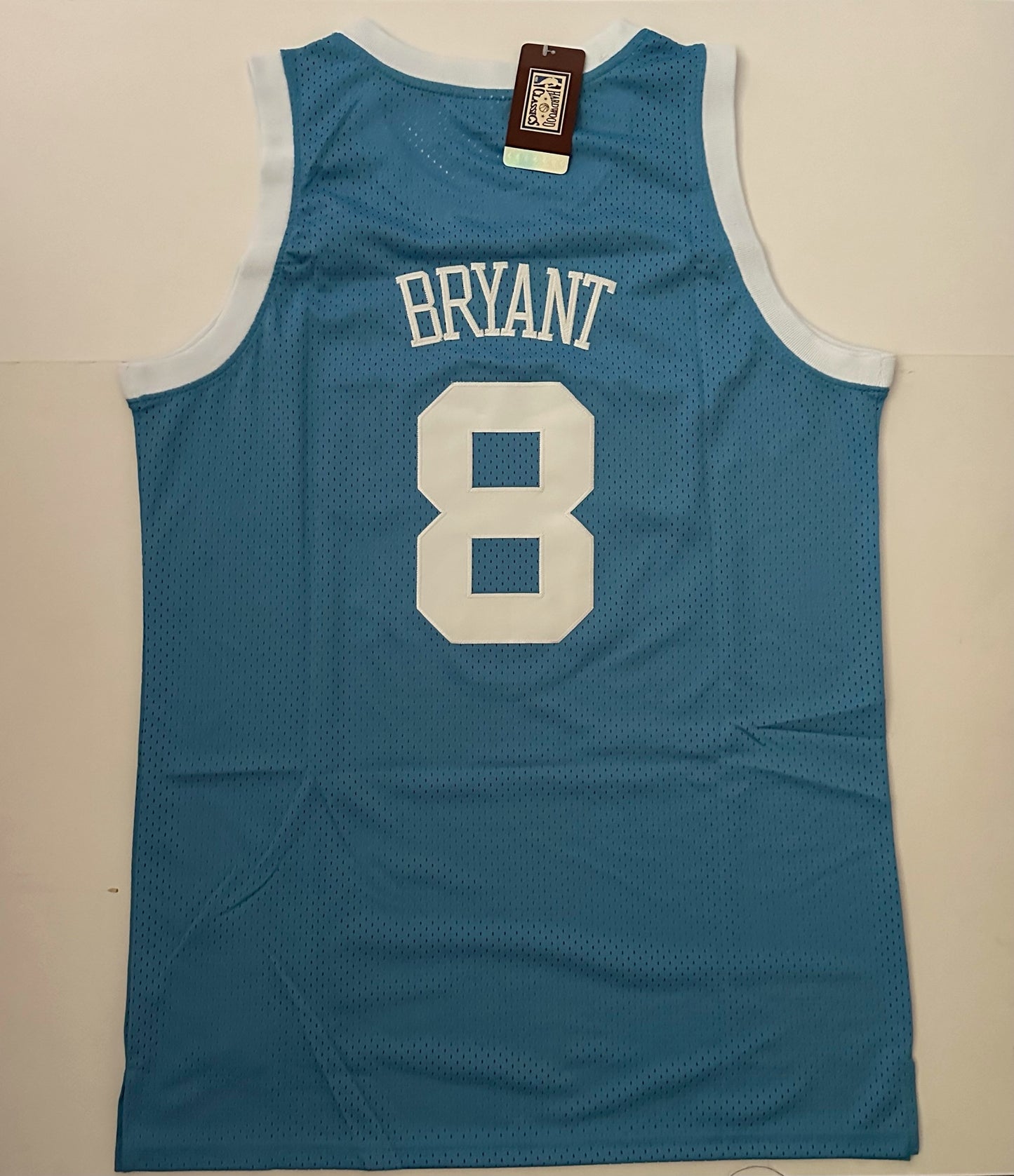Los Angeles LA Lakers NBA Hardwood Classics Basketball Vest Large Bryant 8 Blue