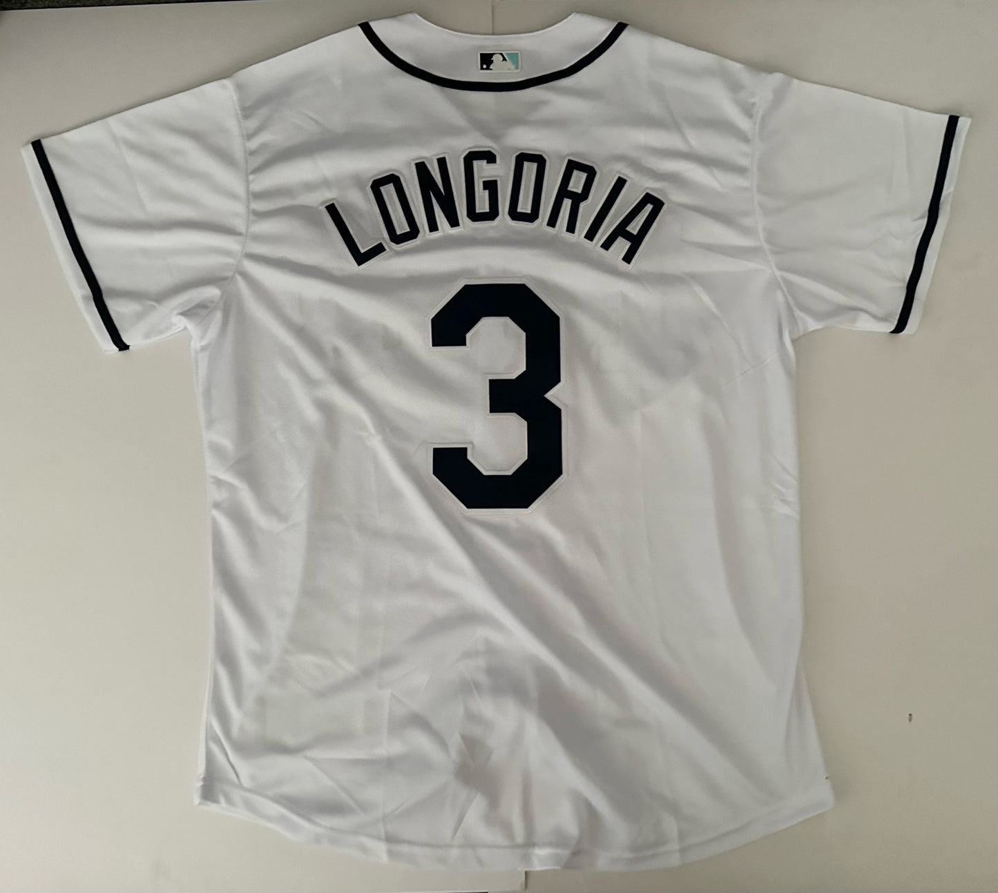 Tampa Bay Rays MLB Baseball Shirt Large Longoria 3 White