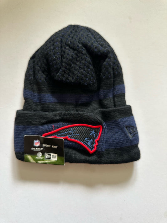 New England Patriots NFL Bobble Beanie Multi Colour With Tags on