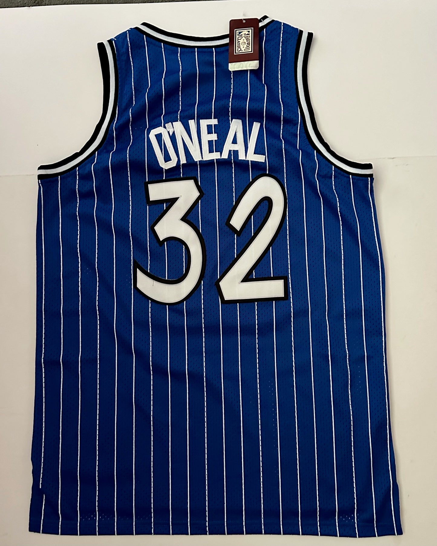 Orlando Magic NBA Hardwood Classics Basketball Vest Large O'Neal 32 Blue