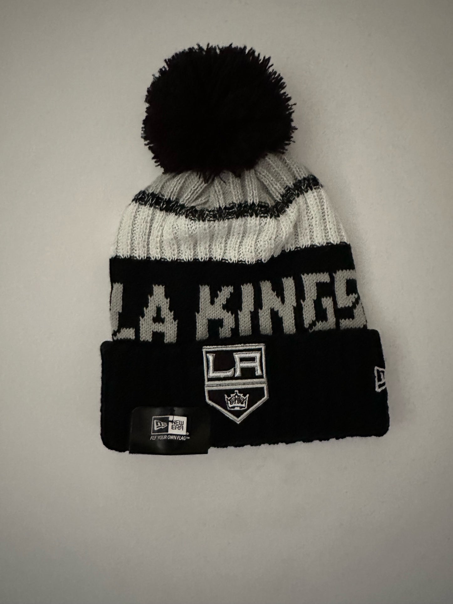 Los Angeles LA Kings NHL Bobble Beanie Multi Colour With Tags on
