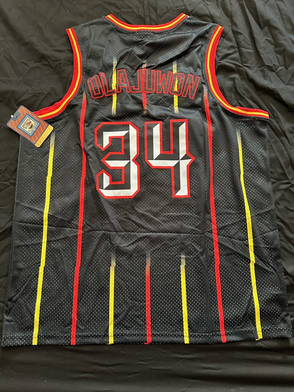 Retro Hardwood Classics Houston Rockets Olajuwon Basketball Vest Large