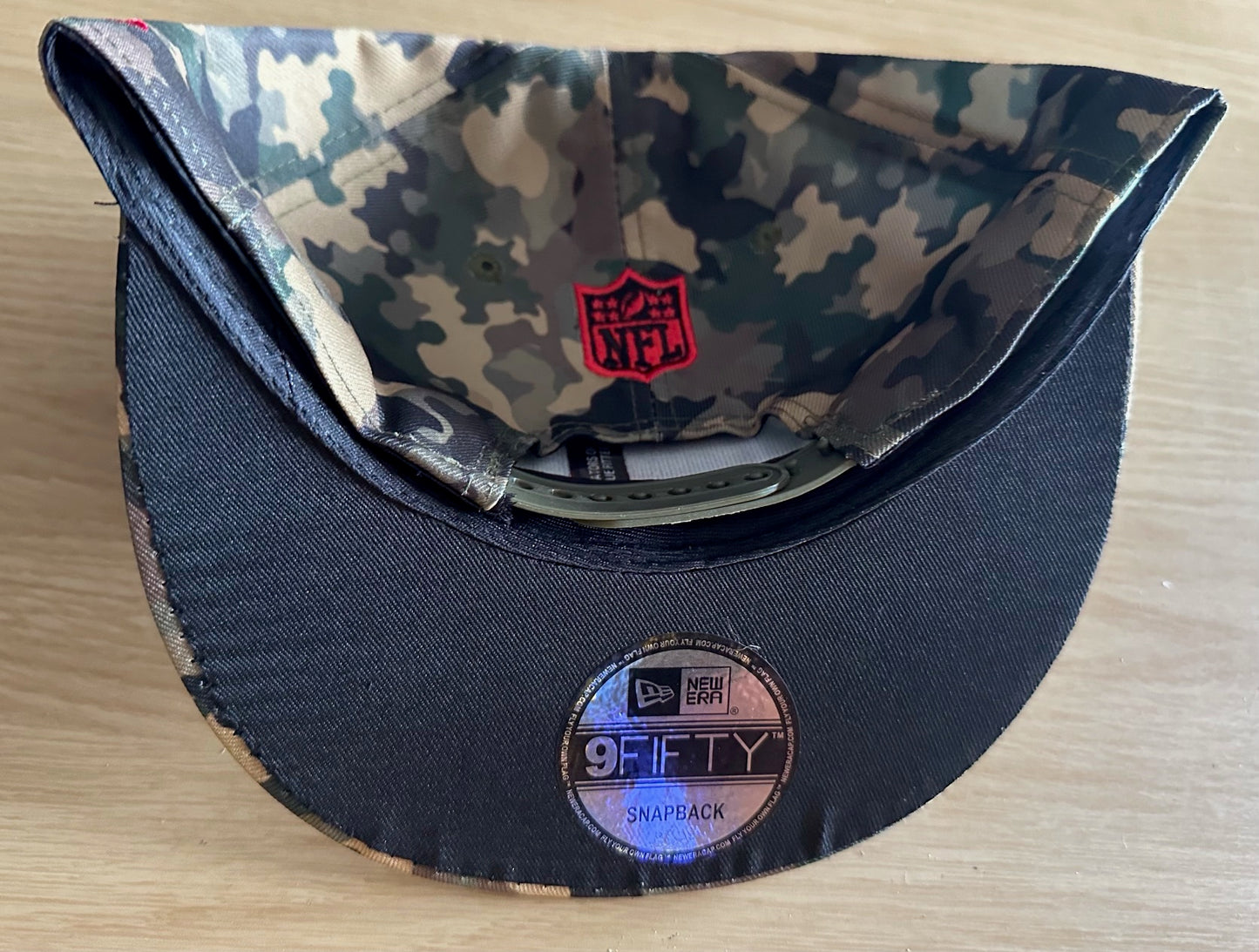 Kansas City Chiefs  NFL 2 Camo SnapBack Baseball Cap Multicolour New With Sticker