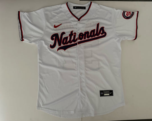 Washington Nationals MLB Baseball Shirt Large Strasburg 37 White