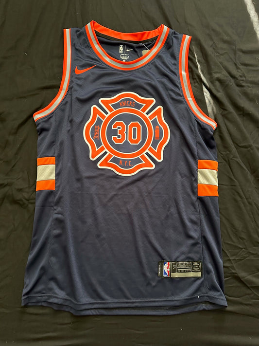 Retro FDNY Knicks Randle Basketball Vest Large Multicolour