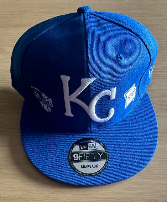 Kansas City Royals MLB SnapBack Baseball Cap Multicolour New With Sticker