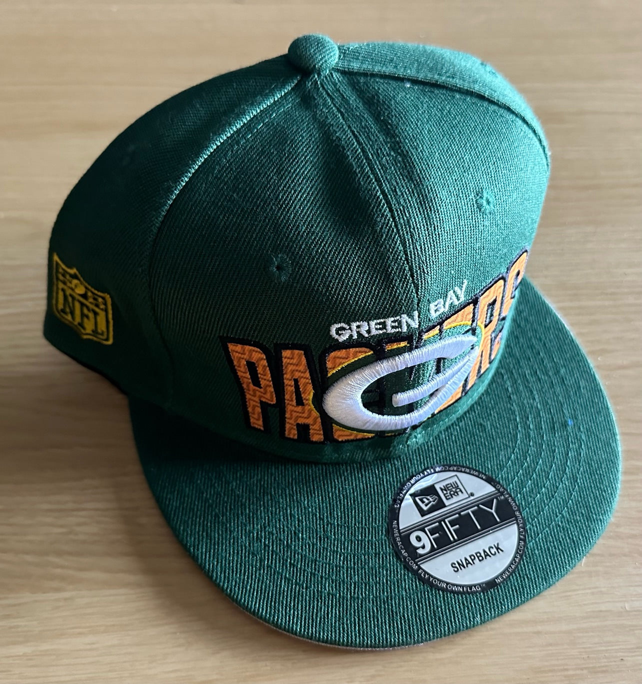 Green Bay Packers NFL SnapBack Baseball Cap Multicolour New With Sticker