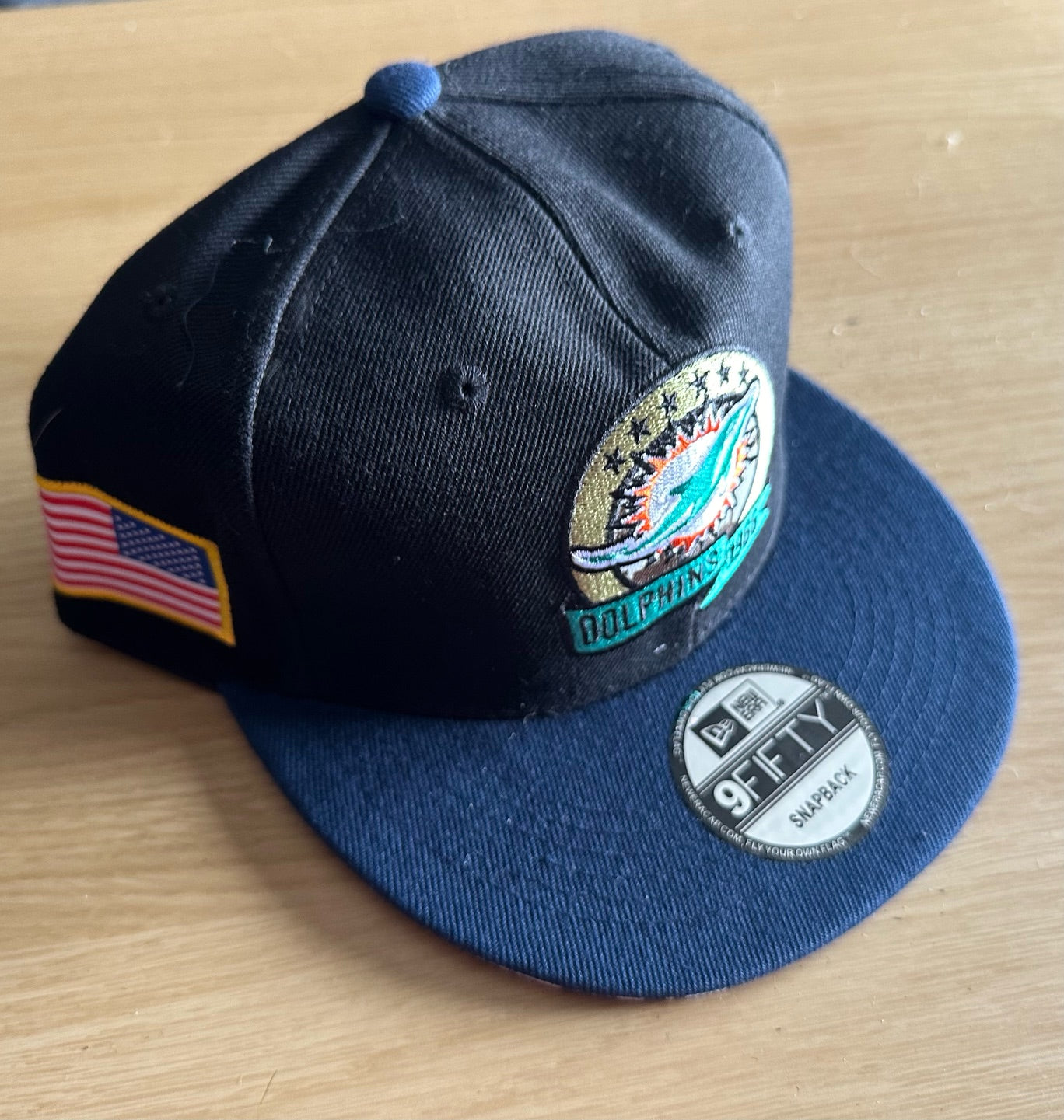 Miami Dolphins NFL SnapBack Baseball Cap Multicolour New With Sticker