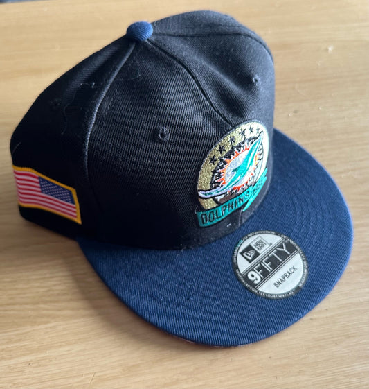 Miami Dolphins NFL SnapBack Baseball Cap Multicolour New With Sticker