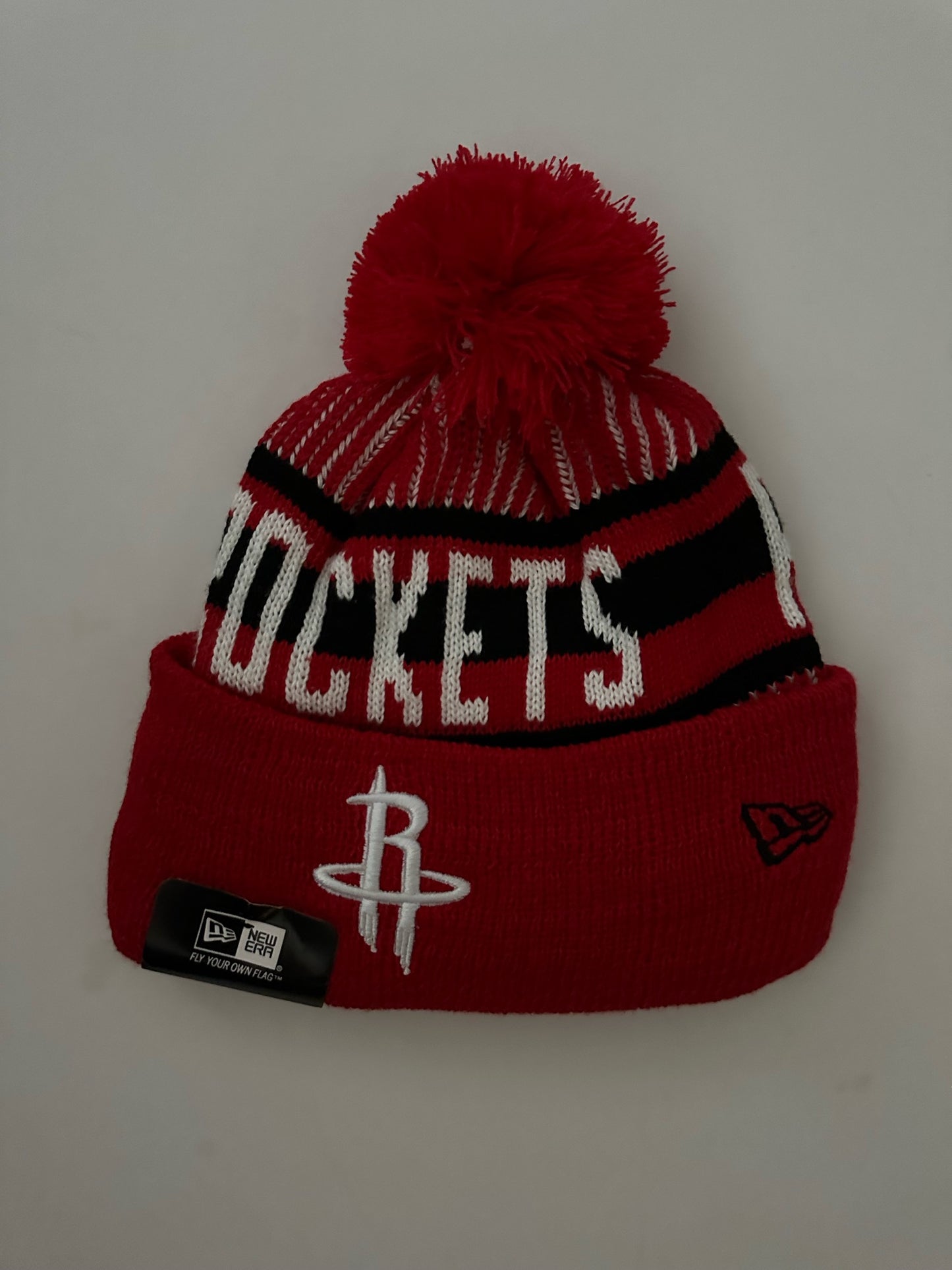 Houston Rockets NBA Bobble Beanie Multi Colour With Tags on