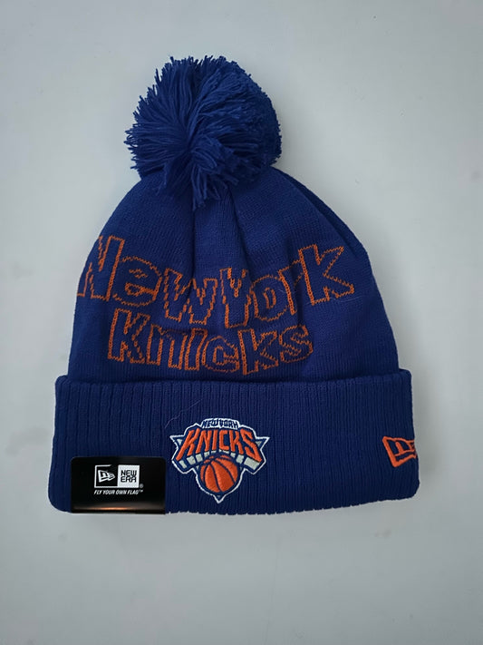 New York Knicks NBA Bobble Beanie Multi Colour With Tags on
