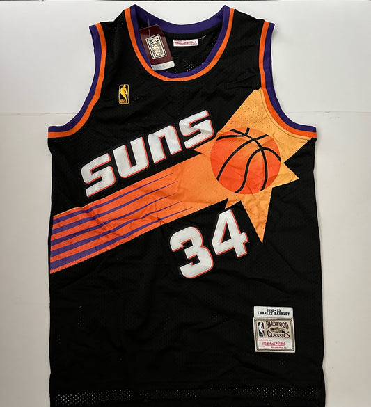 Phoenix Suns NBA Hardwood Classics Basketball Vest Large Barkley 34 Black