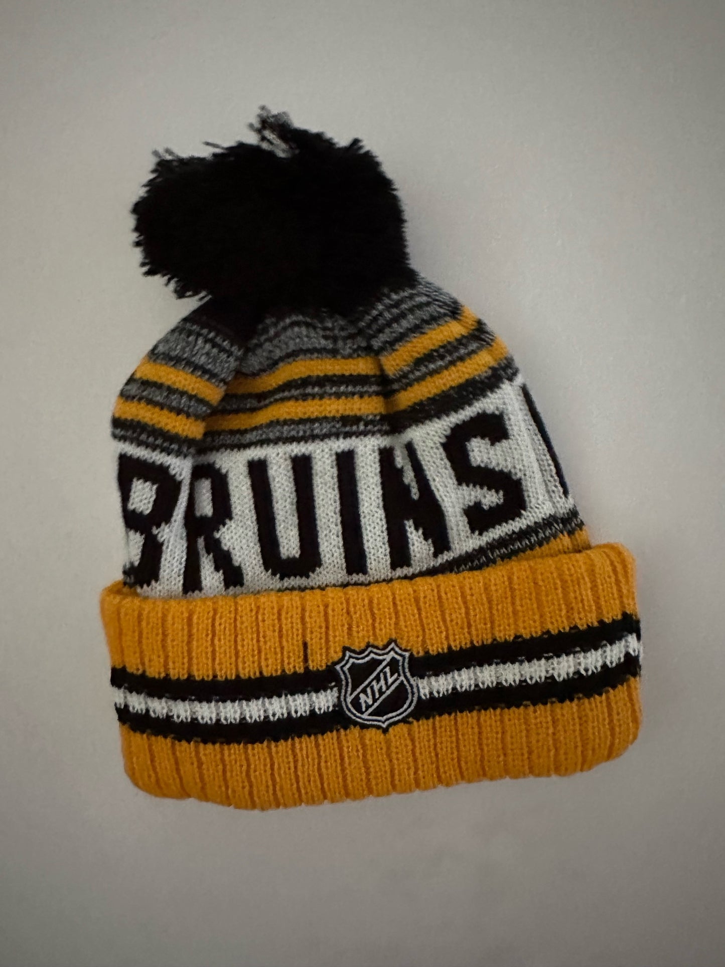 Boston Bruins NHL Bobble Beanie Multi Colour With Tags on