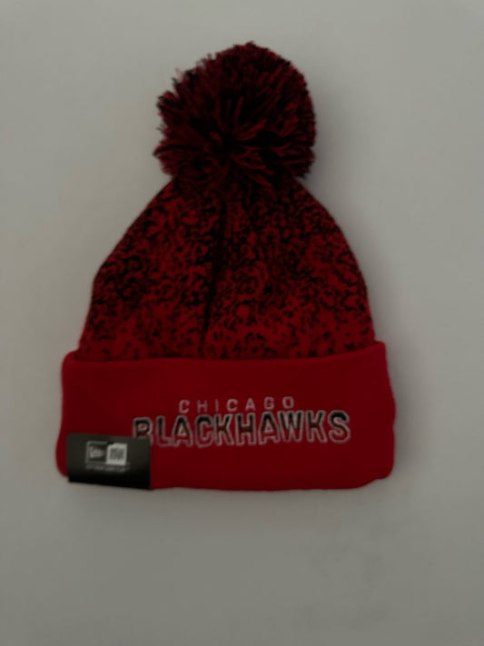 Chicago Blackhawks NHL Bobble Beanie Multi Colour With Tags on