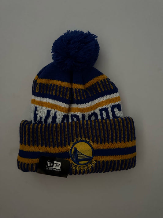 Golden State Warriors NBA Bobble Beanie Multi Colour With Tags on