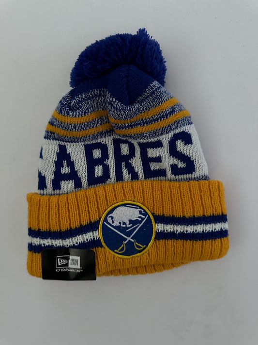 Buffalo Sabres NHL Bobble Beanie Multi Colour With Tags on