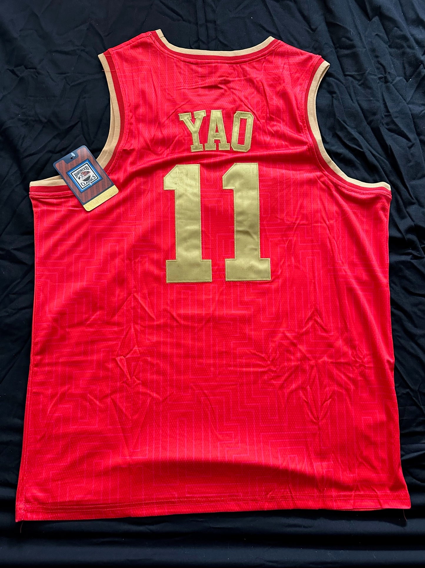 Retro Hardwood Classics Houston Rockets Yao Ming Basketball Vest Large