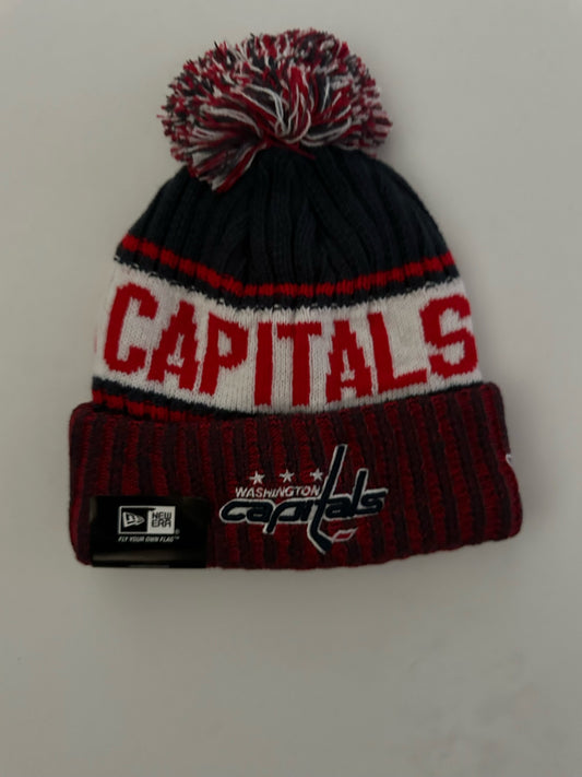 Washington Capitals NHL Bobble Beanie Multi Colour With Tags on