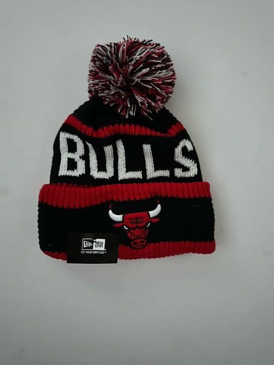 Chicago Bulls NBA Bobble Beanie Multi Colour With Tags on