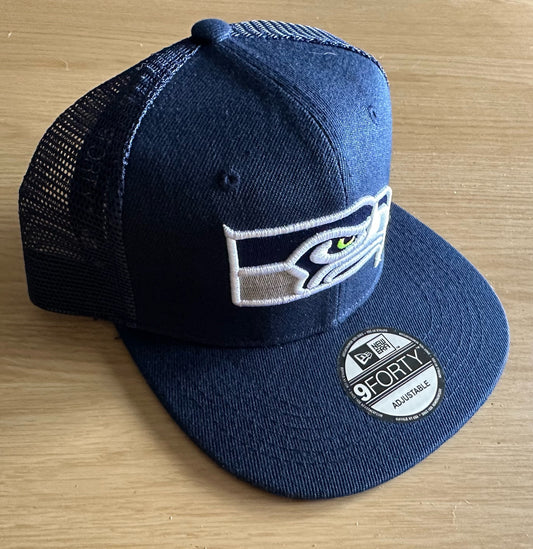 Seattle Seahawks NFL SnapBack Baseball Cap Multicolour New With Sticker