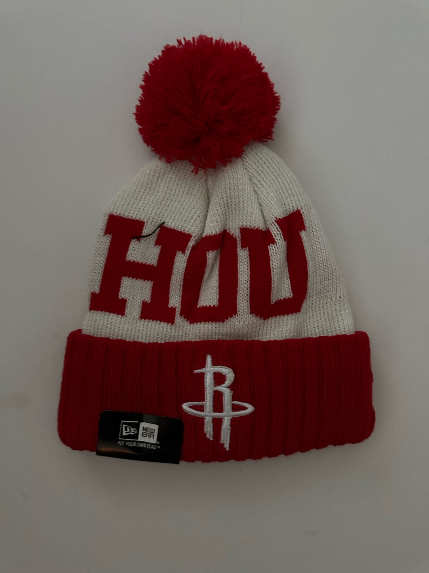 Houston Rockets NBA Bobble Beanie Multi Colour With Tags on