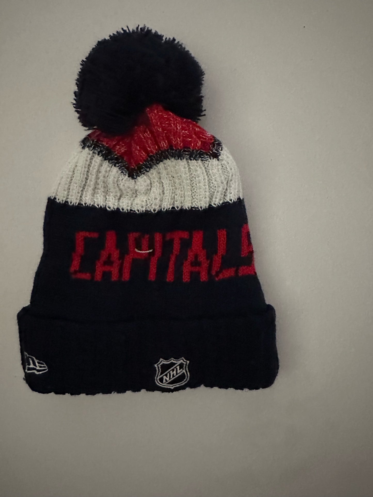 Washington Capitals NHL Bobble Beanie Multi Colour With Tags on